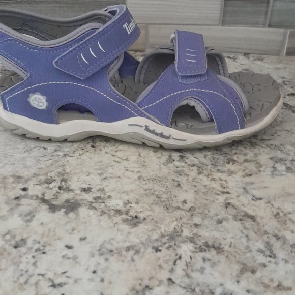Girls Timberland Blue Sandals - Picture 2 of 5
